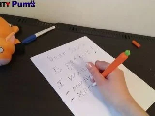 NaughtyPuma – Writing To Santa And Pooping Diaper screenshot 2