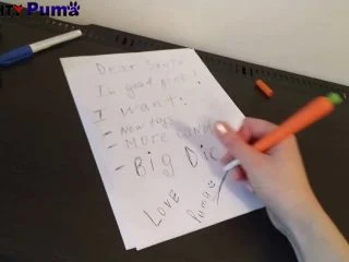 NaughtyPuma – Writing To Santa And Pooping Diaper screenshot 4