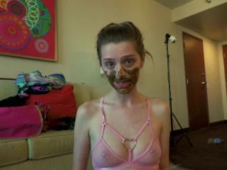 Maria Anjel – Step-Bro Catches Me Playing With Poop POV screenshot 2