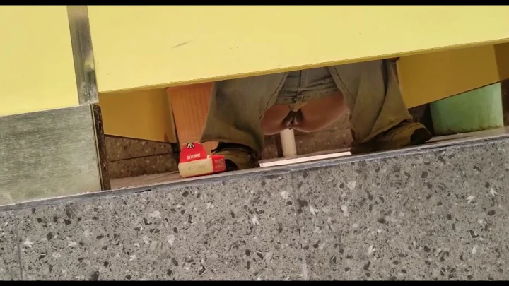 Sneaks Into A Coffee Shops Womens Restroom