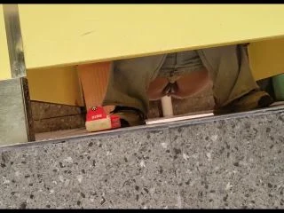 Sneaks Into A Coffee Shops Womens Restroom screenshot 5