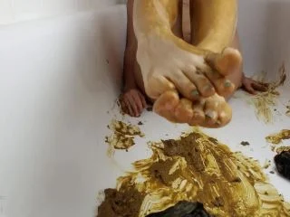 Jerk It To My Shitty Feet Pantyhose screenshot 3