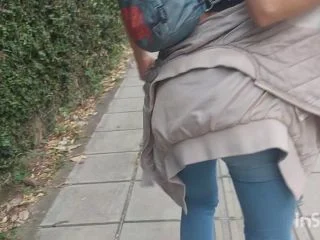Sarathonson – Jeans Challenge In Public screenshot 5