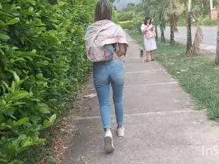 Sarathonson – Jeans Challenge In Public screenshot 6