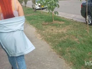 Sarathonson – Jeans Challenge In Public screenshot 7