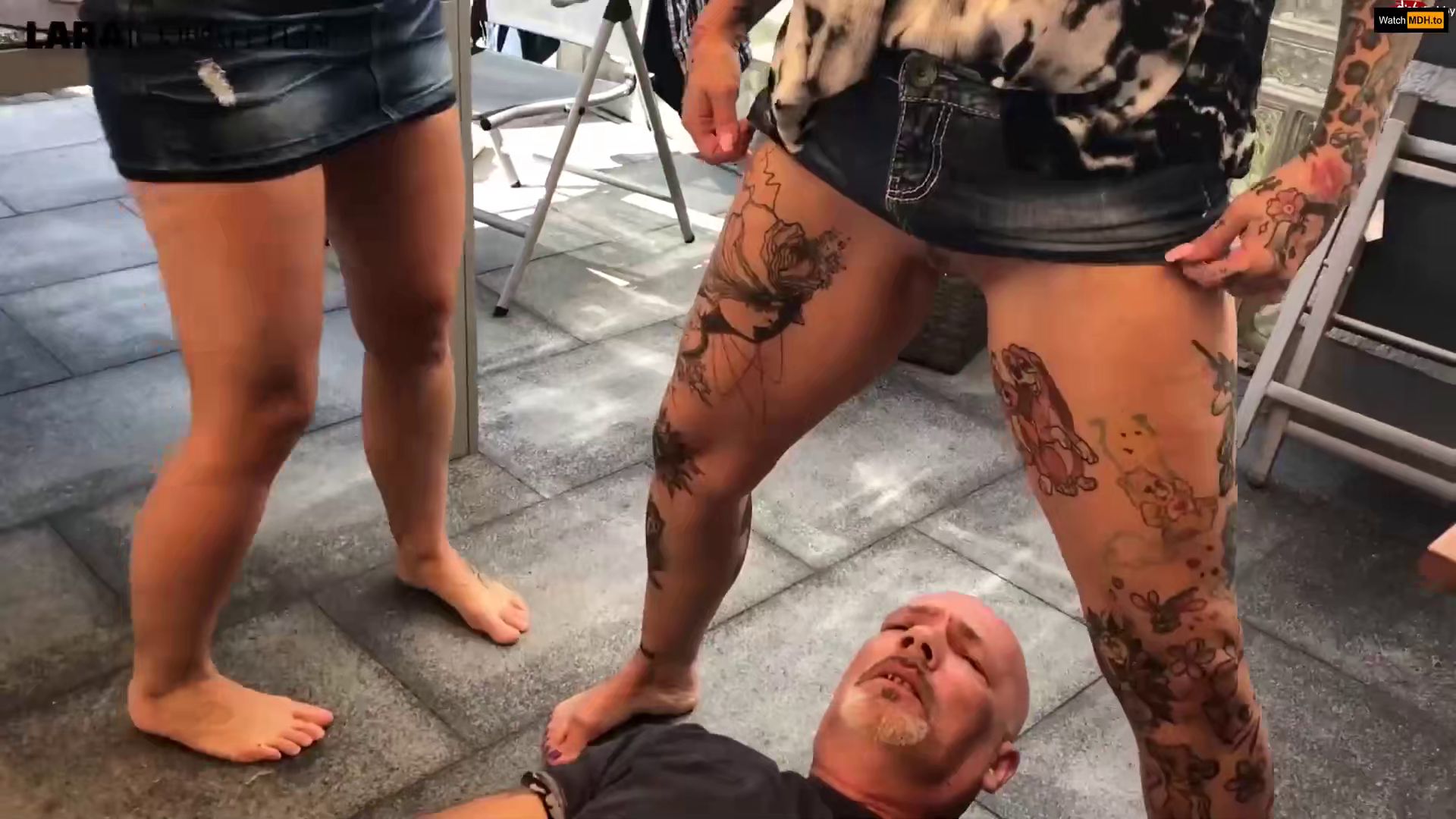 Pee As A Reward Suck Our Wet Piss Pussies With Lara