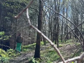 Desperate Peeing Girl Outdoor In Public Compilation screenshot 1