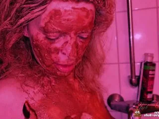 SlutOrgasma – Scat Slut-Orgasma Celeste Extreme Scat Shower screenshot 6