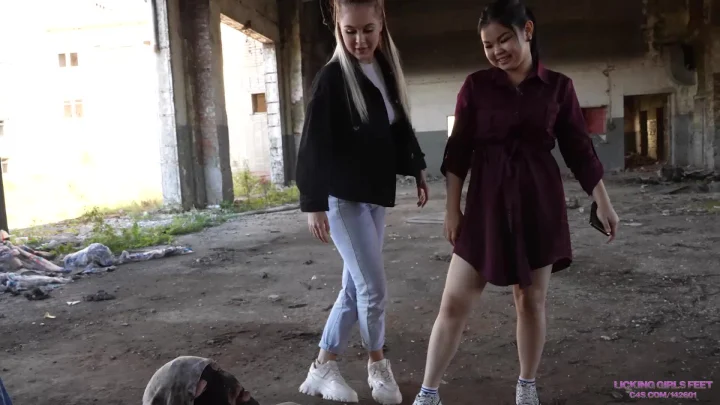 NICOLE JANE LANA And SAKURA Humiliation Fat And Disgusting Pig