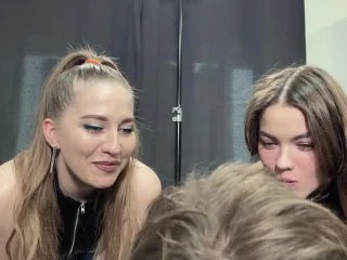 PRINCESS BERTIE AND REBECCA – SPIT IN THE SLAVES FACE AND LAUGH AT HIM screenshot 5