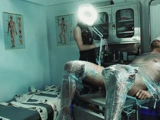 Mistress Euryale – Feeding Time For A Wrapped Patient screenshot 3