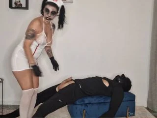 Alpha Diva – Goddess Teo – Nurse Collect Sperm – Huge Cumshot screenshot 3