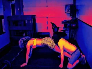 Ballbusting Bianca – Dominabianca – Sweaty Ass Worship Ballbusting Workout With Bonus Farts screenshot 3