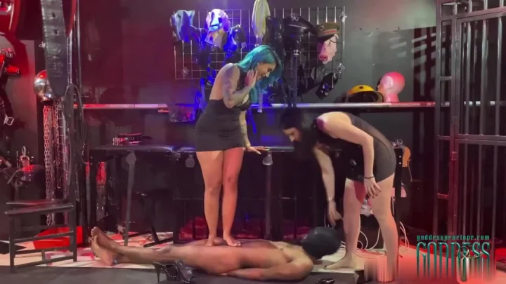 Goddess Penelope – Two DOMMES One Sub Rug
