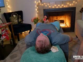 Brutal Face Sitting And Femdom – Gagged Face Fucked And Face Sitting In screenshot 7