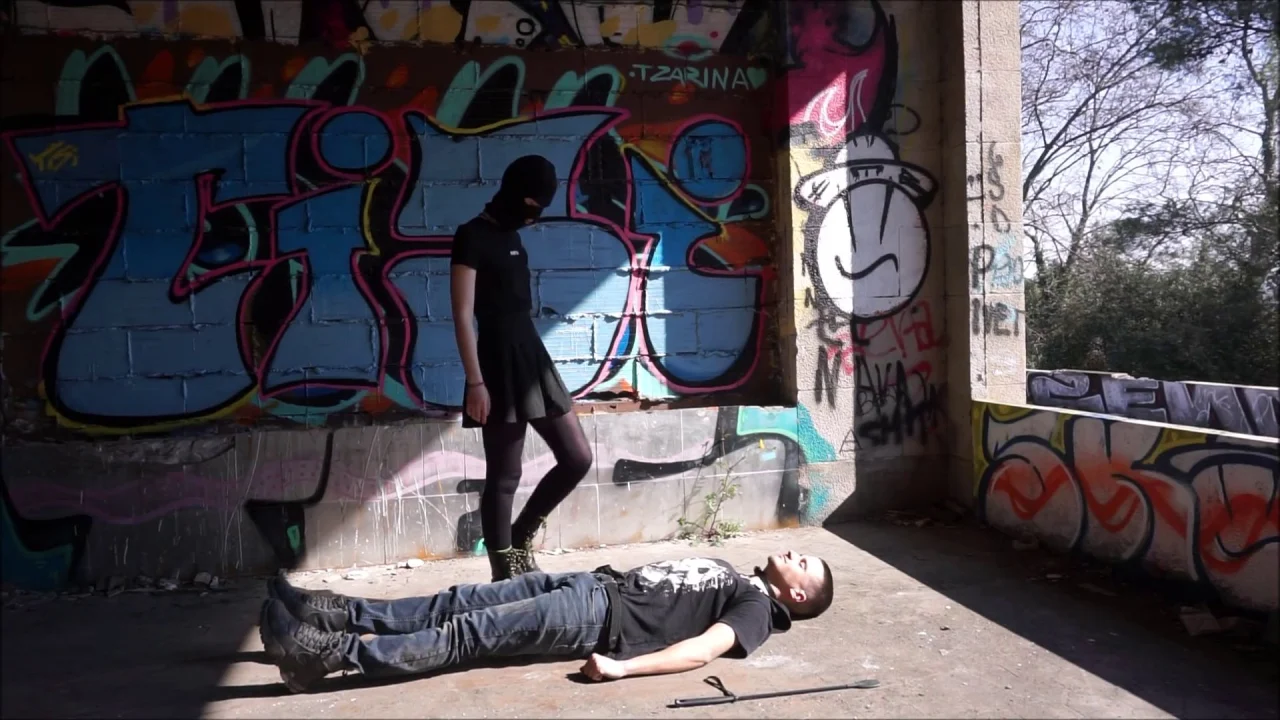 SubmittedTeen – Aesthetic Teen Trample Kick Slap And Spits Her Slave