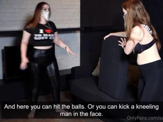 Saint Shinaina – Self-Defense Lesson – Ballbusting – Vicki Kicks screenshot 1