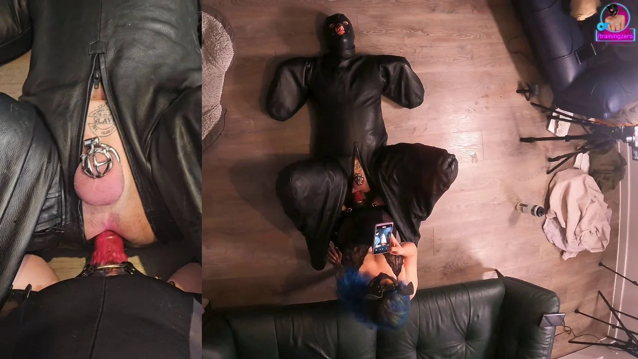 Training Zero – Femdom Bitchsuit Anal Strapon Pegging My Slave Husband