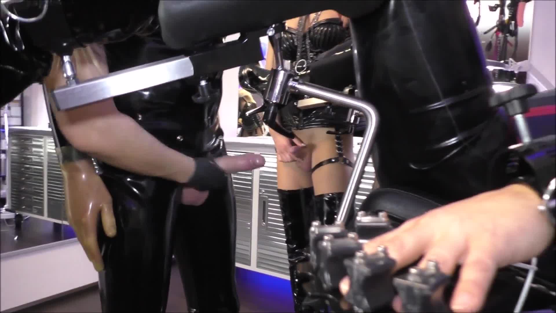 Mistress Jennifer Carter – GanBang Party With Rubberdoll