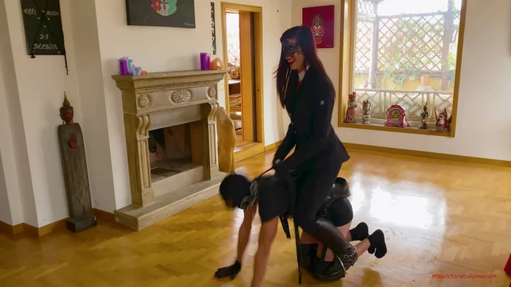 Mistress Victoria Colonna – Mvc Riding My Pony On The Terrace