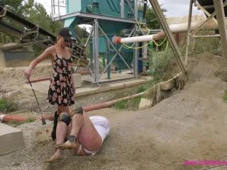 Whipping The Lunatic For Fun By Mistress Katharina screenshot 3