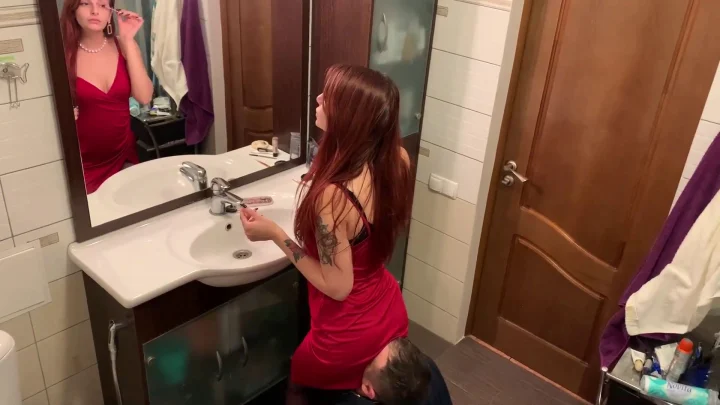 Petite Princess FemDom – Mistress Sofi In Red Dress Use Chair Slave – Ignore Facesitting Femdom