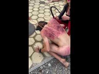 Mistress Zeida Dracula Femdom Castle – Brutal Whipping On Already Bruised Back screenshot 5