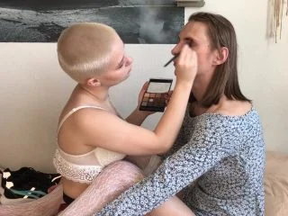 Vilu And Mi – MAKE MY BF TO FEMBOY AND PEG HIM screenshot 1