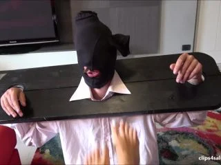 Divine Goddess Gabriella – Sometime I Want A New Slave At My Service 2 Foot Domination And Foot Gagging In The Pillory screenshot 7