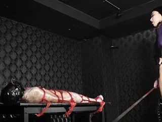 Mistress Ruiko – Restrained With Rope And Mummification Sub Complete Edition Breath Control Deep Throat With Dildo And Rubber Glove Caning screenshot 7
