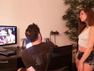 Bratty Foot Girls – Cassidy Klein Destroys His Balls screenshot 1