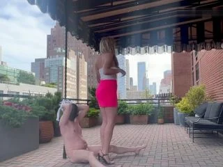 Princess Alexandria – Ballbusting On The Balcony screenshot 2