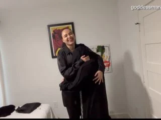 Goddess Marcy – Sissy In Burqa – Height Humiliation And Domination – Candid Session With Goddess Marcy screenshot 4