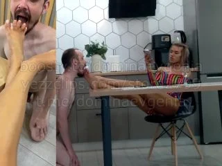 Domina Evgenia – Foot Fetish On The Table screenshot 2