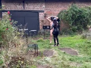 Mistress Lunatika – Outdoor Bullwhip Session screenshot 1